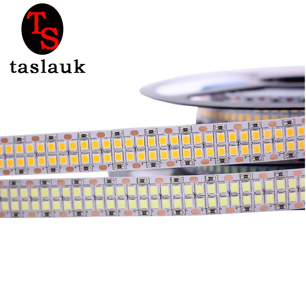 1/2/3/4/5M LED Strip 2835 240LEDs/m 480LEDs/m DC12V High Brightness 2835  Flexible LED Light Warm White / White  5m/lot