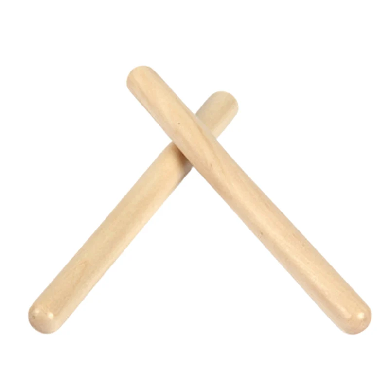 Classic Claves Percussion Instrument Kid Children Musical Toy Rhythm Learning