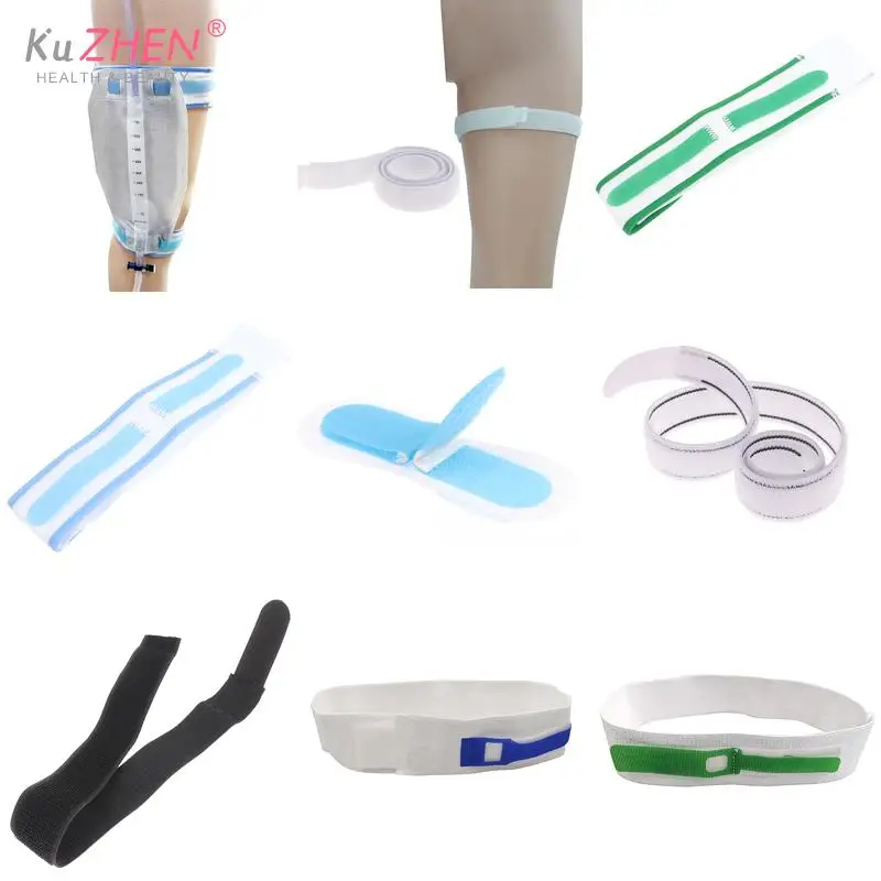 Urine Catheter Holder 50/60cm 1pc Adjustable External Durable Urine Bag Leg Holder Fixation Band Starp Fixator LegDrainage Strap