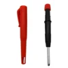 Solid Carpenter Mechanical Pencil For Woodworking Construction One-piece design Pen Cap With Sharpener Stationery Supplies 2