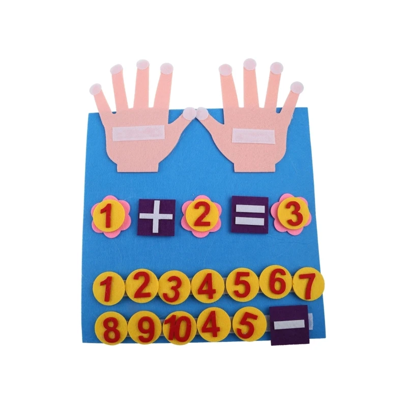 

Kids Felt Number Counting Toy for Boys/Girls Training Birthday Gifts Dropship