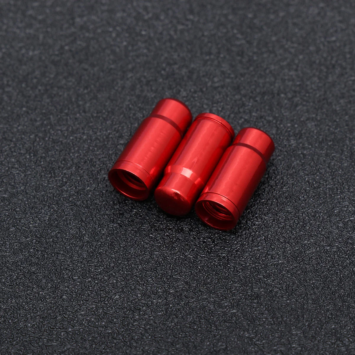 

5pcs French Style Aluminium Alloy Bike Wheel Tyre Air Caps Dust Cover (Red)