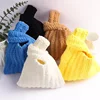 4PCS 400g DIYSoft Ice Strip Line CottonYarn Chenille Knitting Yarn DIY Wool Yarn for Handmade Knitting Blanket Scarf ThickThread 5