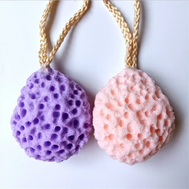 1 Pc Children Honeycomb Bath Sponge Kids Hydrophilic Bath Sponge Fun Solid Color Shower Baby Adults Skin Care Accessories baby bath sponge