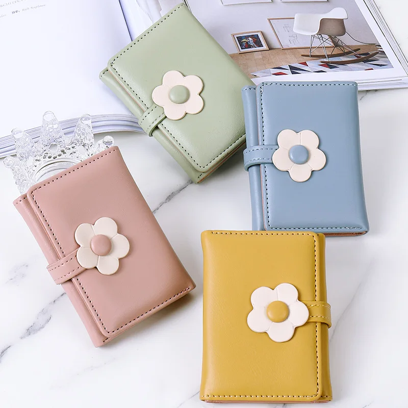 

Women 2022 New Wallet Short Small Three-fold Wallet Female Multi-card Card Holder Coin Purse Ladies Clutch Mini Money Bag Wallet