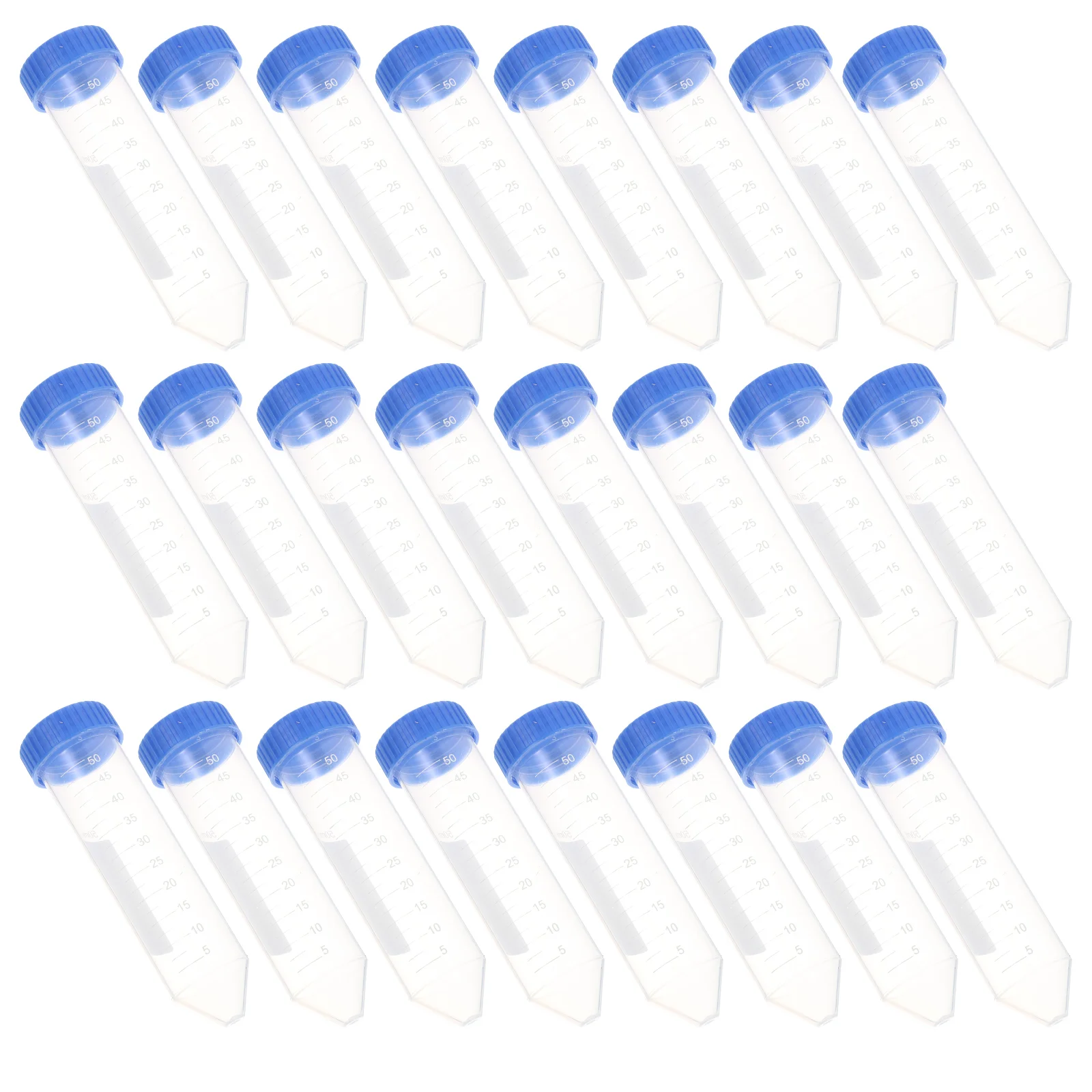 

Конические центрифужные трубки 50 мл-25 полипропиленовая центрифуга с прикрепленной синей плоской закручивающейся крышкой, градиентная и записывающая метка