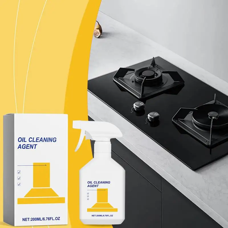Kitchen Pots and Pan Cleaner Safe Cleaning Spray Gentle Kitchen Cleaner Household Cleaners Efficient Oil Stain for Pots