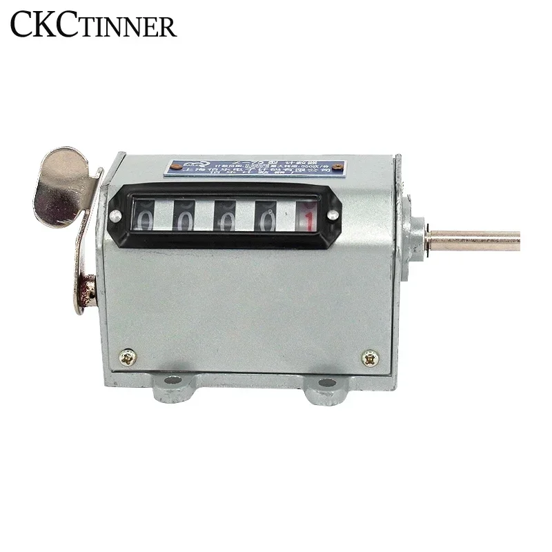 Description Picture 2 of itemResettable digital punch counter 5-digits Counter Mechanical Rotating Speed Meter Z-73 Totalizing Pull Counter