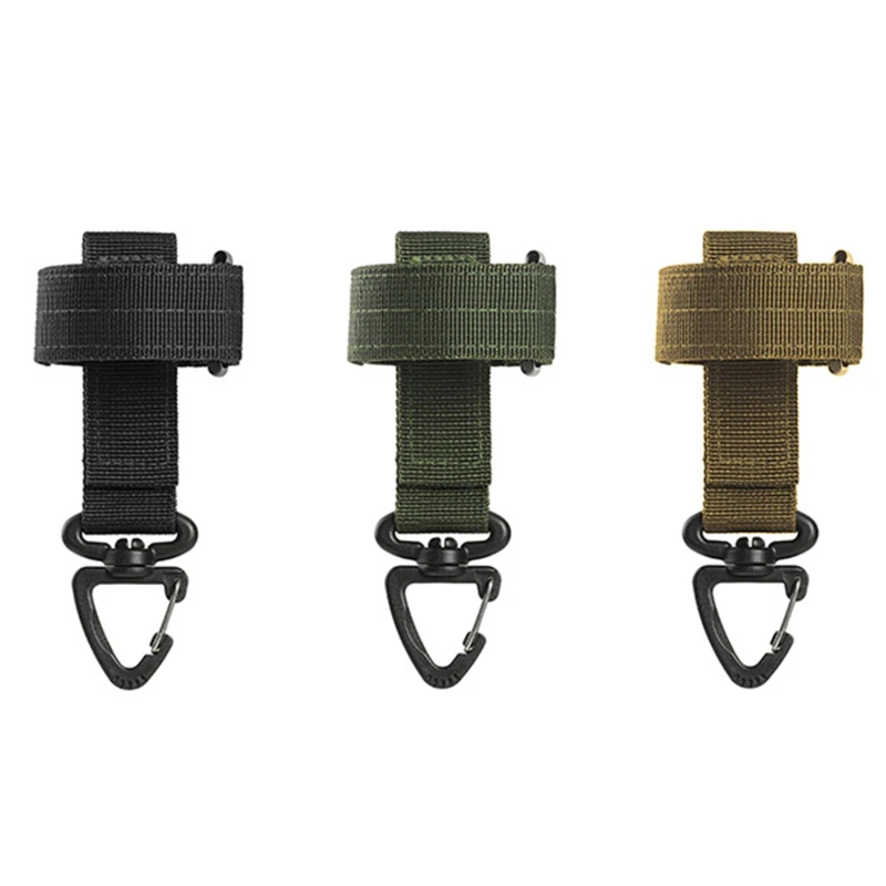 Description Picture 6 of itemMolle Adjustable Glove Holder Key Ring Chain Heavy Duty Firefighter Glove Strap Mini Carabiner Clips for Camping Hiking Working