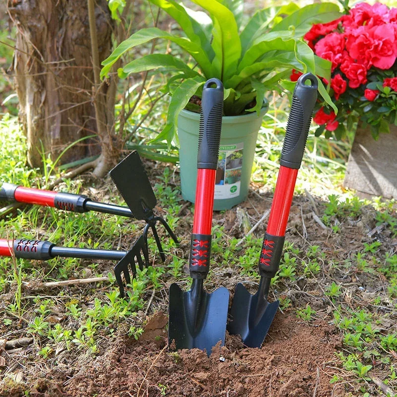 Gardening Spade Five-tooth Harrow Bonsai Tools Planting Flowers Vegetable Tools Digging Soil Shovel Weeding Household Shovel garden shovel gardening tool set garden tool