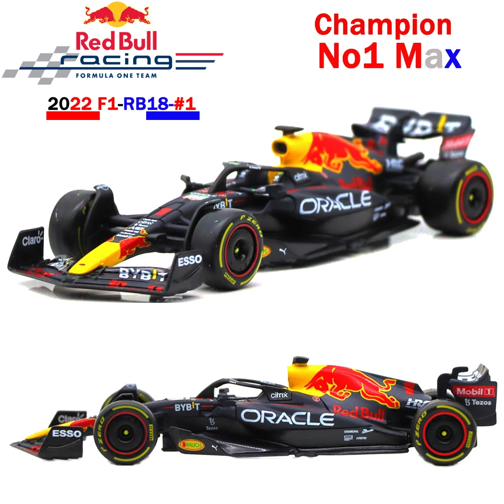 Bburago 2022 F1 Red Bull RB18 #1 Verstappen #11 Perez Racing Cars Formula One Alloy Super Toy Car Model Collection For Adults bburago 1 43 2022 f1 red bull racing rb18 1 verstappen 11 perez formula one alloy super toy car model christmas gifts adults