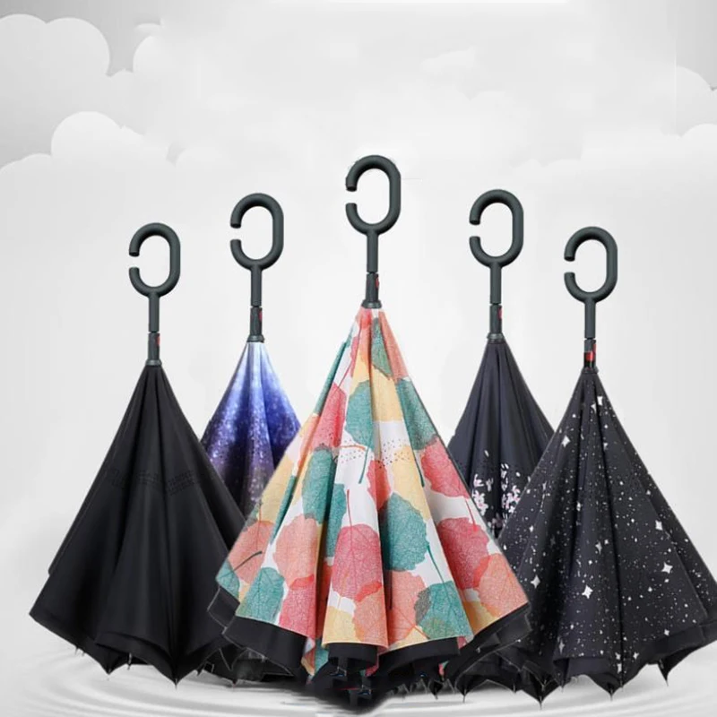 

Wedding Cheap Girls Reverse Umbrellas Heavy Rains Luxury Automatic Car Kids Umbrellaproof for Women Paraguas Plegable Sunshades