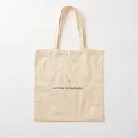 Anything For Our Moony All The Young  Canvas Bag Printed Foldable Fabric Grocery Unisex Shopper Shoulder Bag Travel Reusable 1