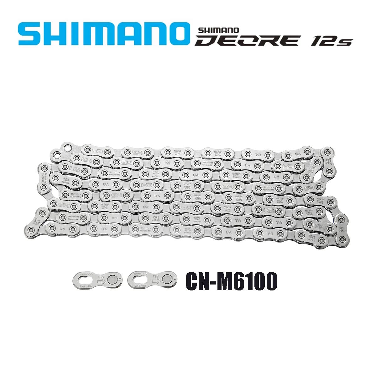 SHIMANO DEORE CNM6100 12speed HG MTB Chain Mountain Bike Bicycle