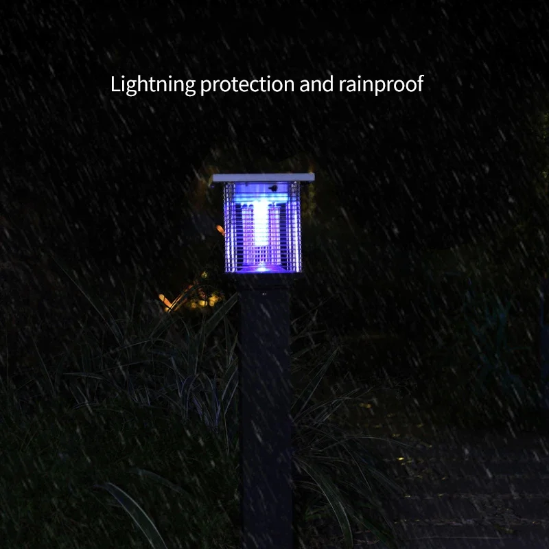 ULANI Outdoor Solar Mosquito Killer Lamps Contemporary Vintage Insect Kill Lawn Light LED Waterproof for Courtyard Garden