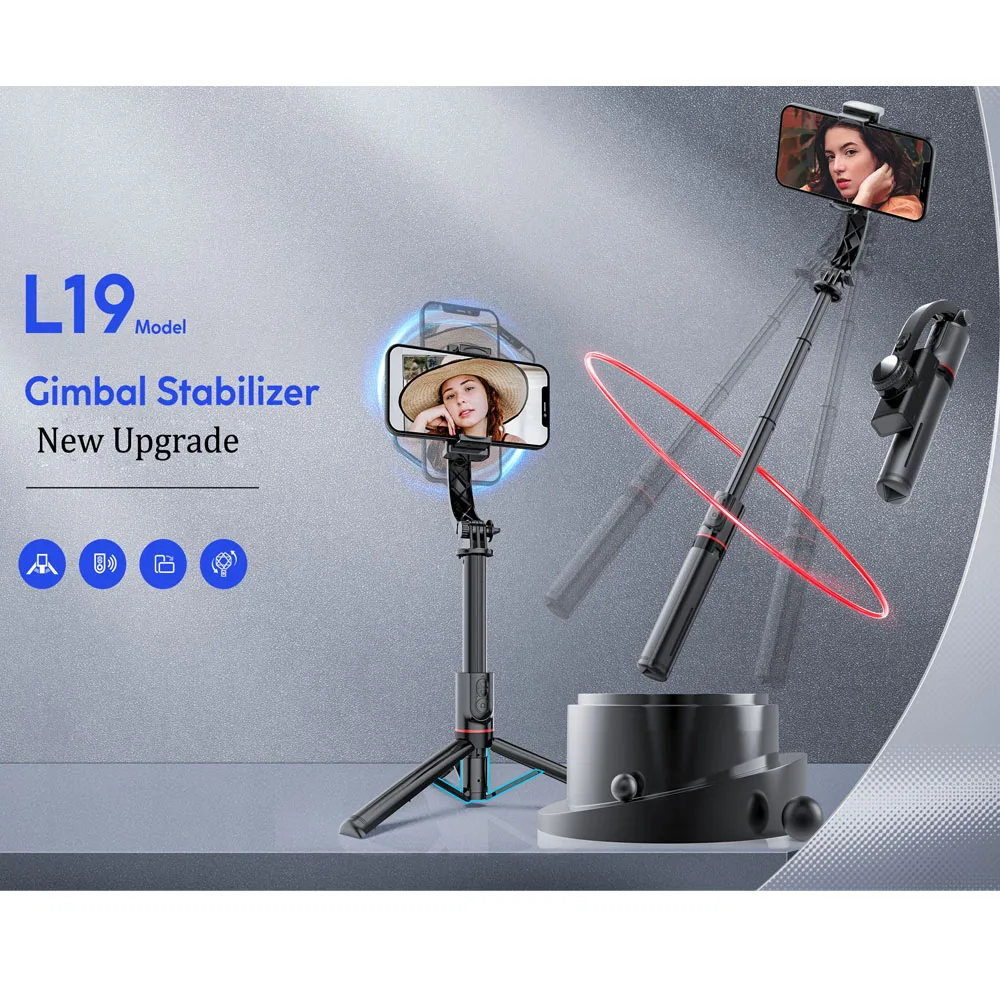 Handheld Gimbal Bluetooth Stabilizer with Tripod selfie Stick Folding Gimbal for Smartphone Samsung Xiaomi iPhone Huawei selfie stick tripod handheld gimbal stabilizer selfie stick gimbal stabilizer handheld gimbal