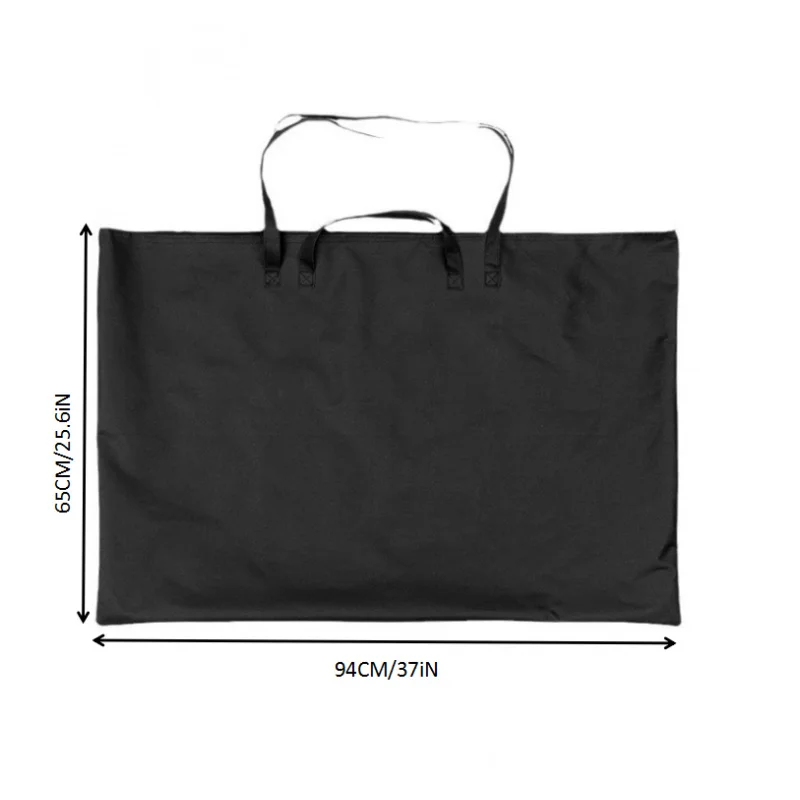 Set di borse da tavolo da disegno, borsa artistica pieghevole per tavoli da disegno di ingegneria e architettura, borsa a tracolla a metà piega - immagine 4