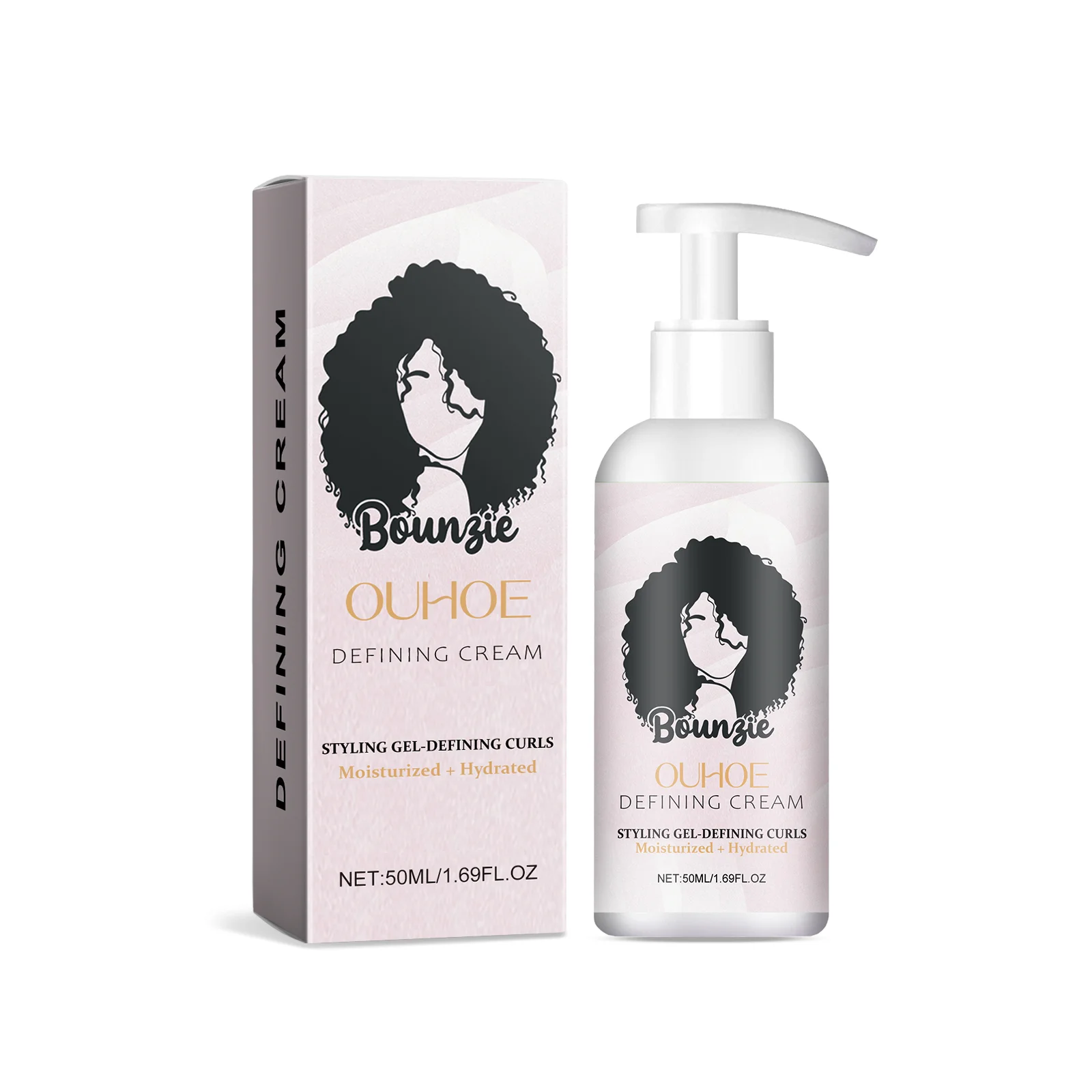 Hair Curling Cream Boost Elastin Volumizing Fluffy Thickening Nourishing Enhance Styling Sculpting Frizzy Wavy Hair Define Cream