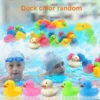 10/25pcs Mini Rubber Ducks Bath Toy For Kids And Toddlers Multicolor Float Rubber Duckling Baby Bath Showers Pool Games Toys 2