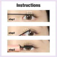 Double-ended Charming Long Mascara Gegebear Natural Curling Long-lasting Waterproof and Sweat-proof Eyelash Primer 6