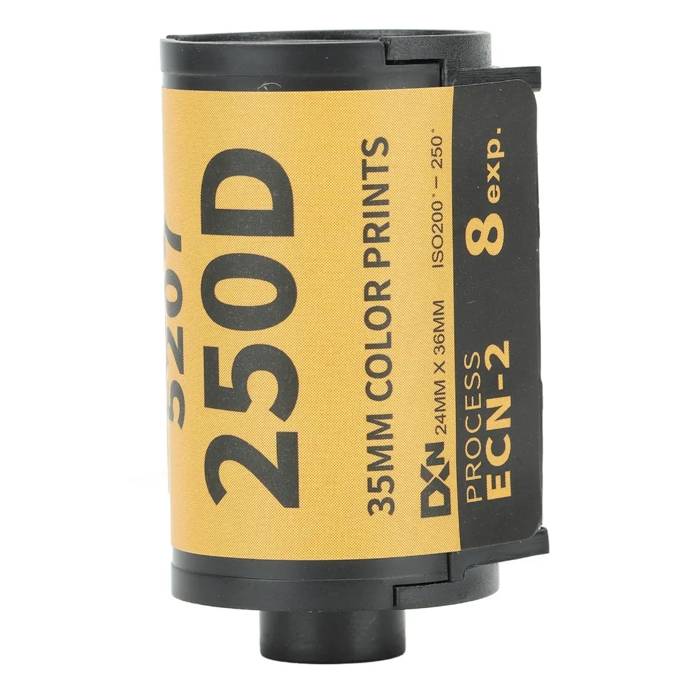 35mm 35mm 컬러 인화 필름 넓은 노출 범위 200-250 감광도 35mm 컬러 인화지 8매 1.9 x 1.1인치 (135 카메라용)