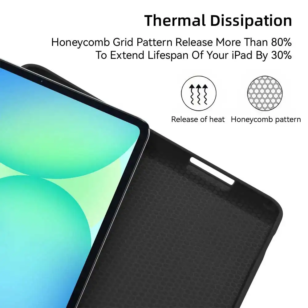 Smart Auto Sleep Wake Liquid Silicone Tablet Case Cover - Enhanced Protection