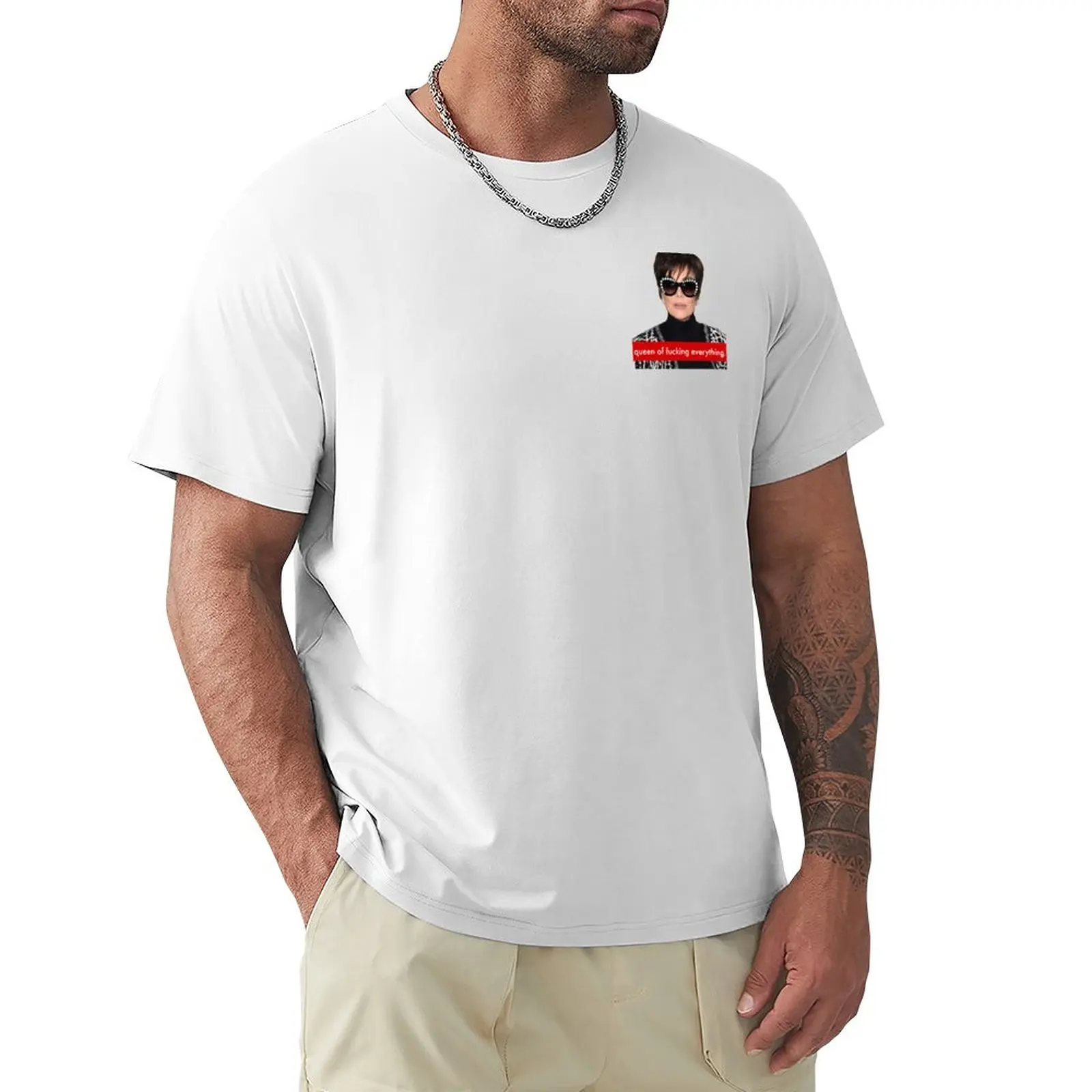 

Kris Jenner Merch T-Shirt tees korean fashion men graphic t shirts