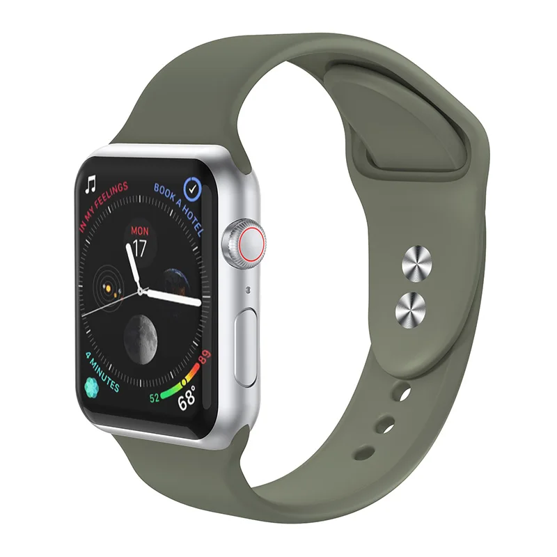 Premium Silicone Smartwatch Wristband Bracelet, Ultra-Durable and Comfortable