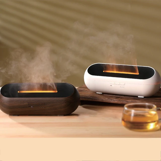 Air Humidifiers For Home Essential Oils Diffusers For Bedroom Purifier Tabletop USB Aroma Aromatherapy Machine Remote Control 1