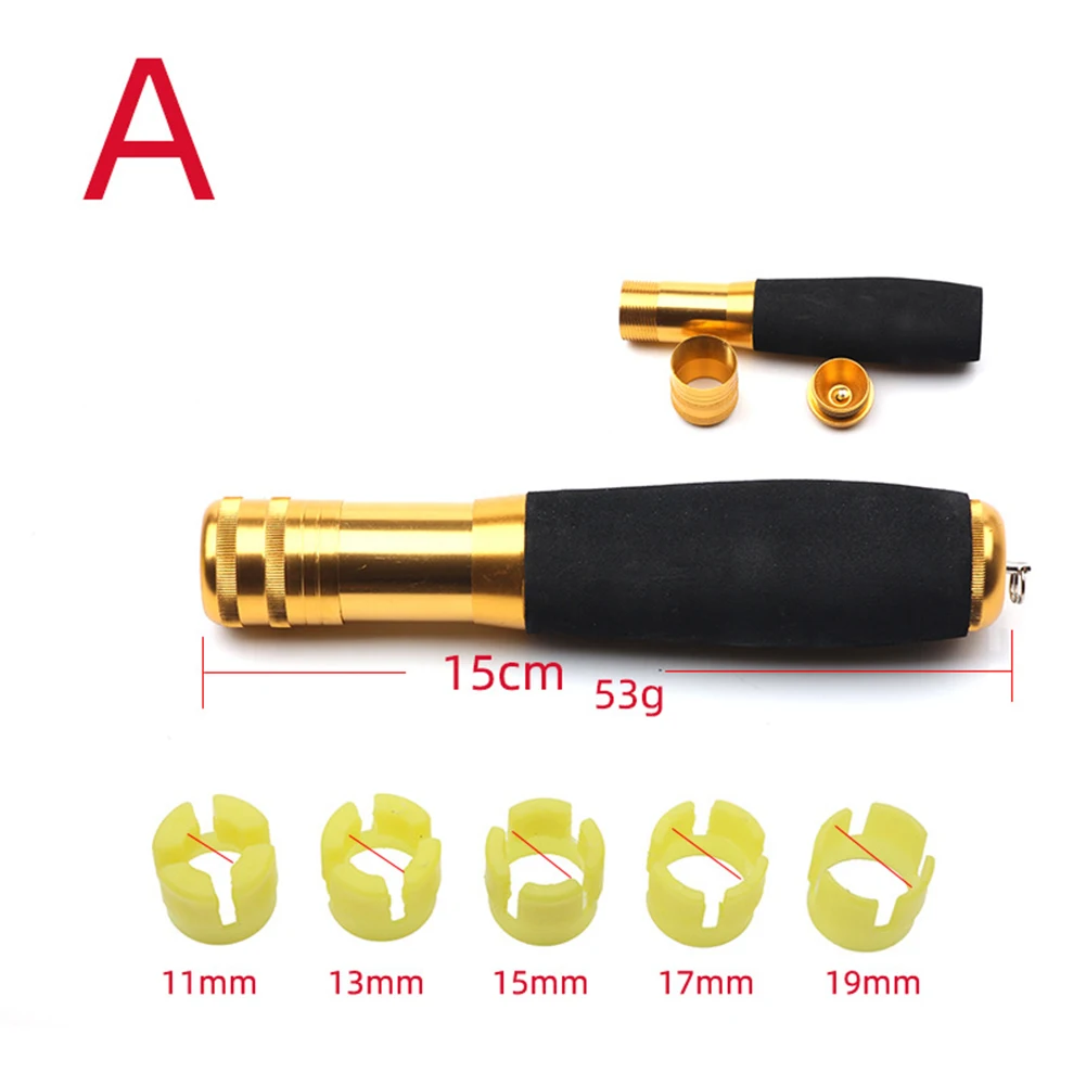 Fishing Rod Building Repair Kit Replacement Parts Rod Handle Grip Wheel Seat Fishing Rod Handle DIY Replaceable Fishing Gear