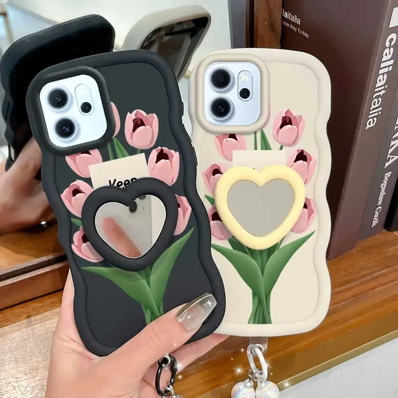 Stay Happy Phone Case Set: Includes Case, Lanyard, and Stand
