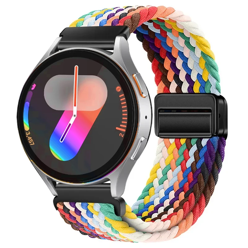Braided Nylon Magnetic Bracelet Strap - 20mm/22mm