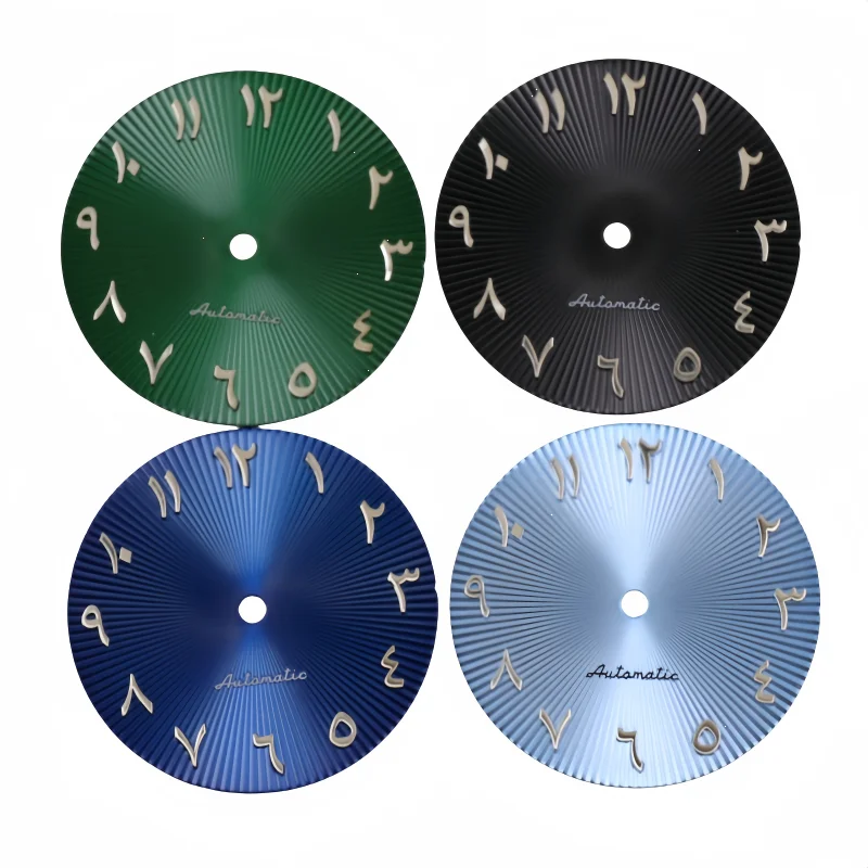 28.5mm Watch Dial Five Colors For Nh35 Nh36 Movement 3 3.8 O'clock Crown Position Face Dial Skx007 Seik Mods watch dial accessories watch face accessories
