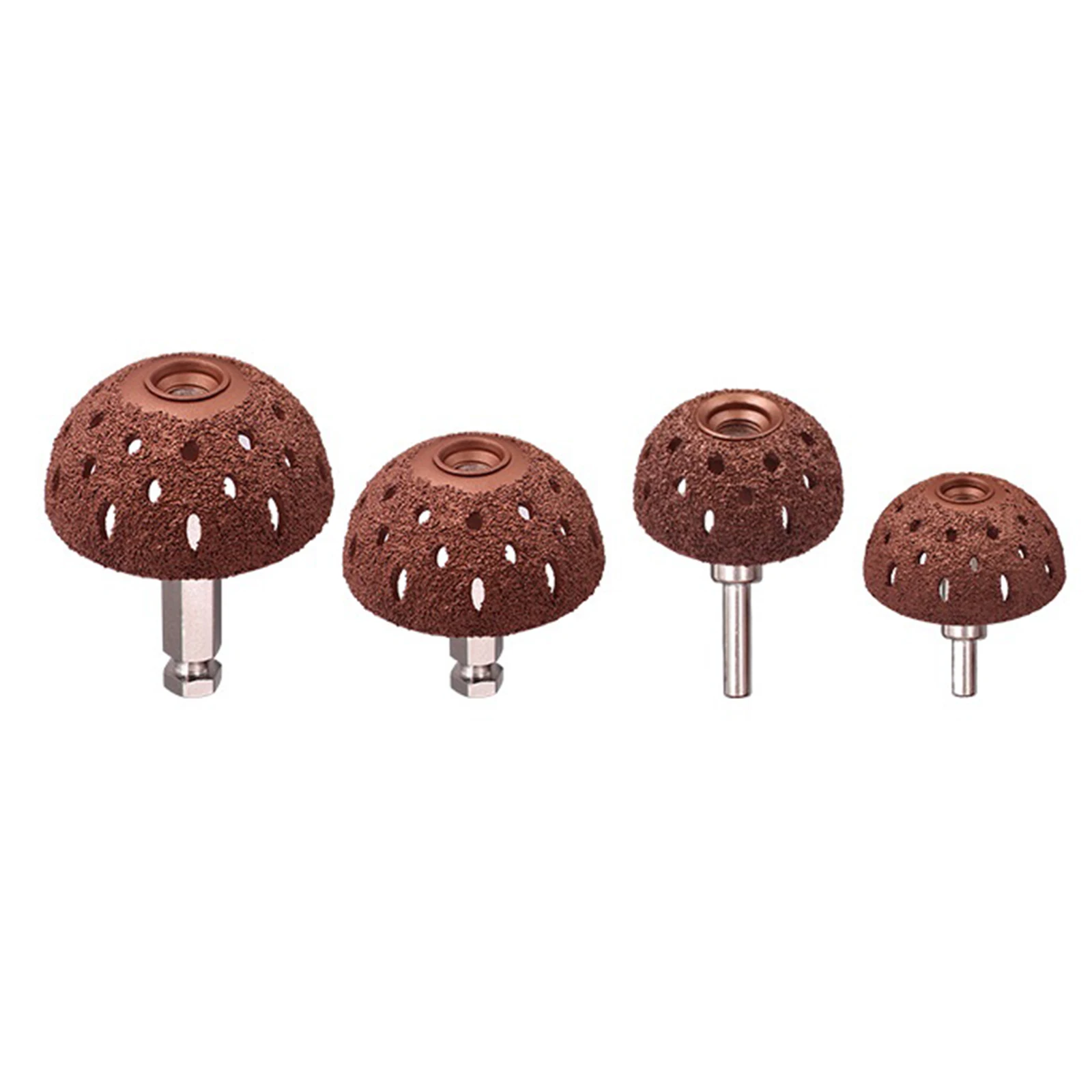 Tungsten Steel Material Hemispherical Pneumatic Grinding Head Grinding Wound / Tire Tire Repair Tools For Sanding Machines