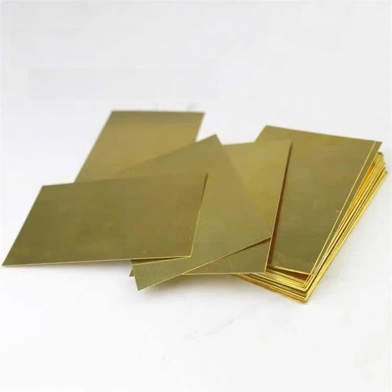 Brass Sheet 1pcs Customized Size Frame Model Mould DIY Contruction Thickness 0.5/0.8/1/1.5/2/3 brass sheet