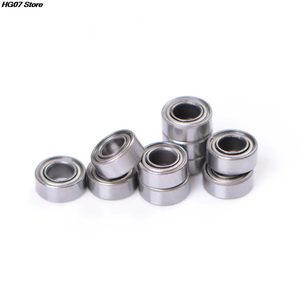 

10Pcs MR105ZZ L-1050 Miniature Ball Bearings Rubber Sealed Ball Bearings MR105 5x10x4mm