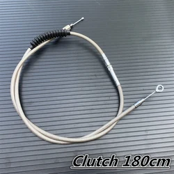 Motorcycle Clutch Line - Enhanced Flexibility and Durability, Multiple Length Options (Silver Clutch 180cm)