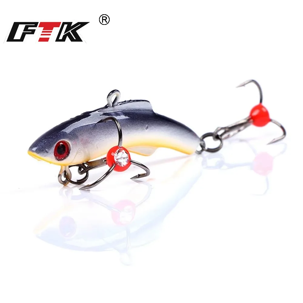 FTK 15/20/30g Metall-Eisbalancer für Winter-Angelköder Hart 4,3–5,5 cm Swimbait Sinking Minnow Pike Jerkbait Wobbler