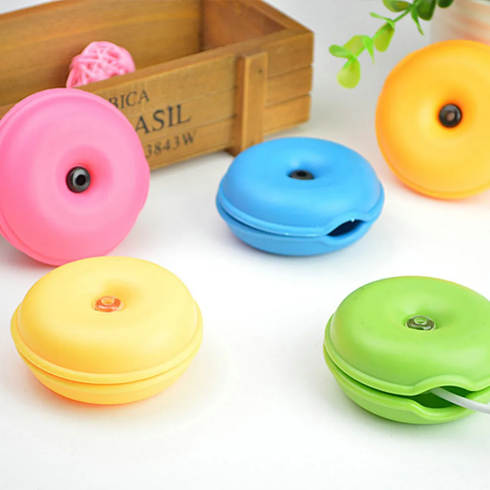 3Pcs 거북이 모양의 컴팩트 케이블 정리함 헤드폰 이어버드 와이어 휴대용 와이어 보관함 데스크탑 코드 관리자 케이블