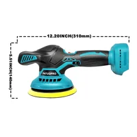 PATUOPRO 5000RPM 150MM Cordless Car Polisher 6 Gears Of Speeds Adjustable Home Electric Polishing Machine For Makita 18V Battery 2