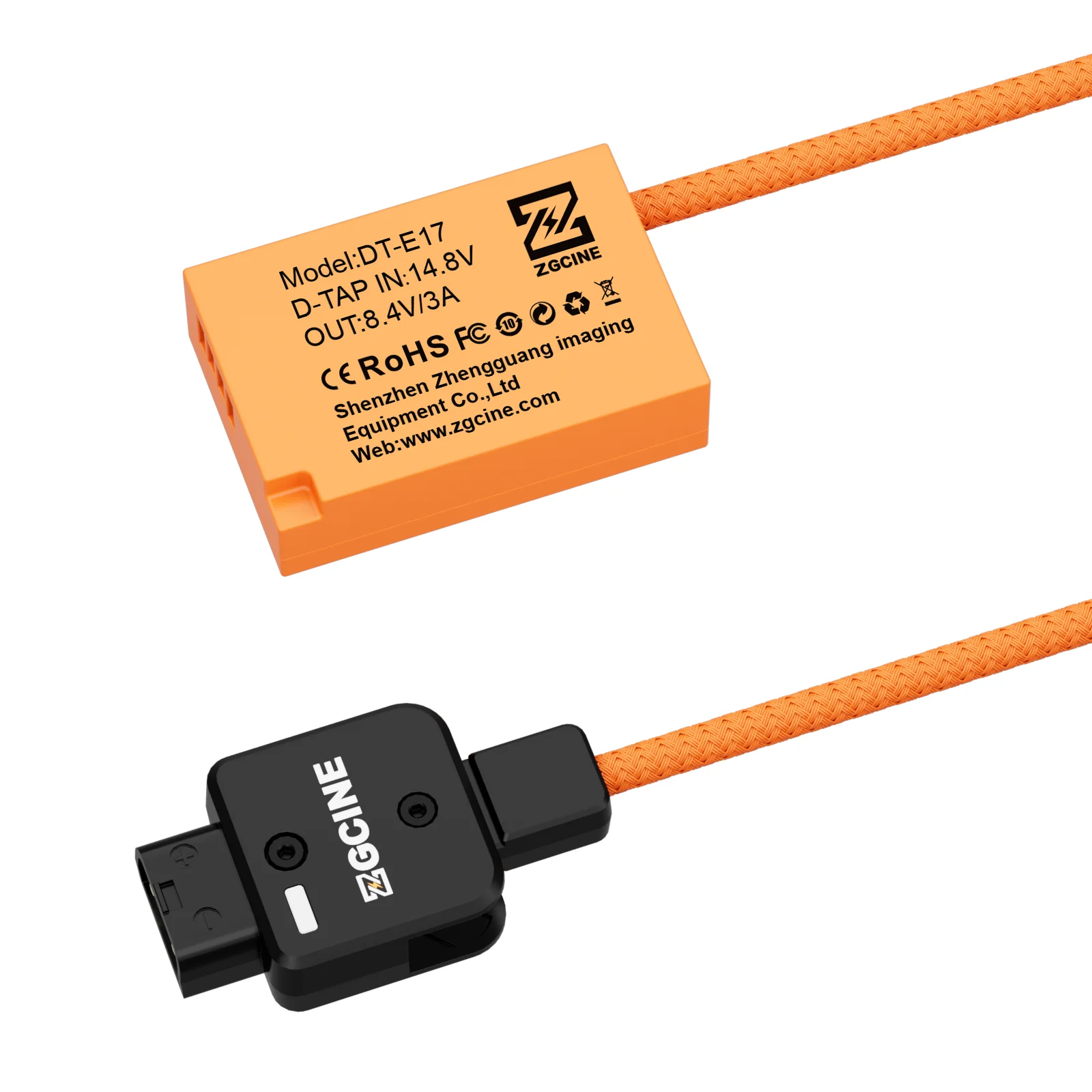 ZGCINE D-TAP to EL15 EL25 W126 W235 LPE17 BLK22 Dummy Battery Cable for Nikon Ca