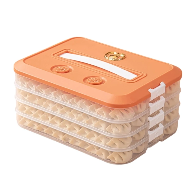 Y3NA Stackable Cookie Container With Time Recorder and Handle Multiple Layer Storage Solution Kitchen Supplies New