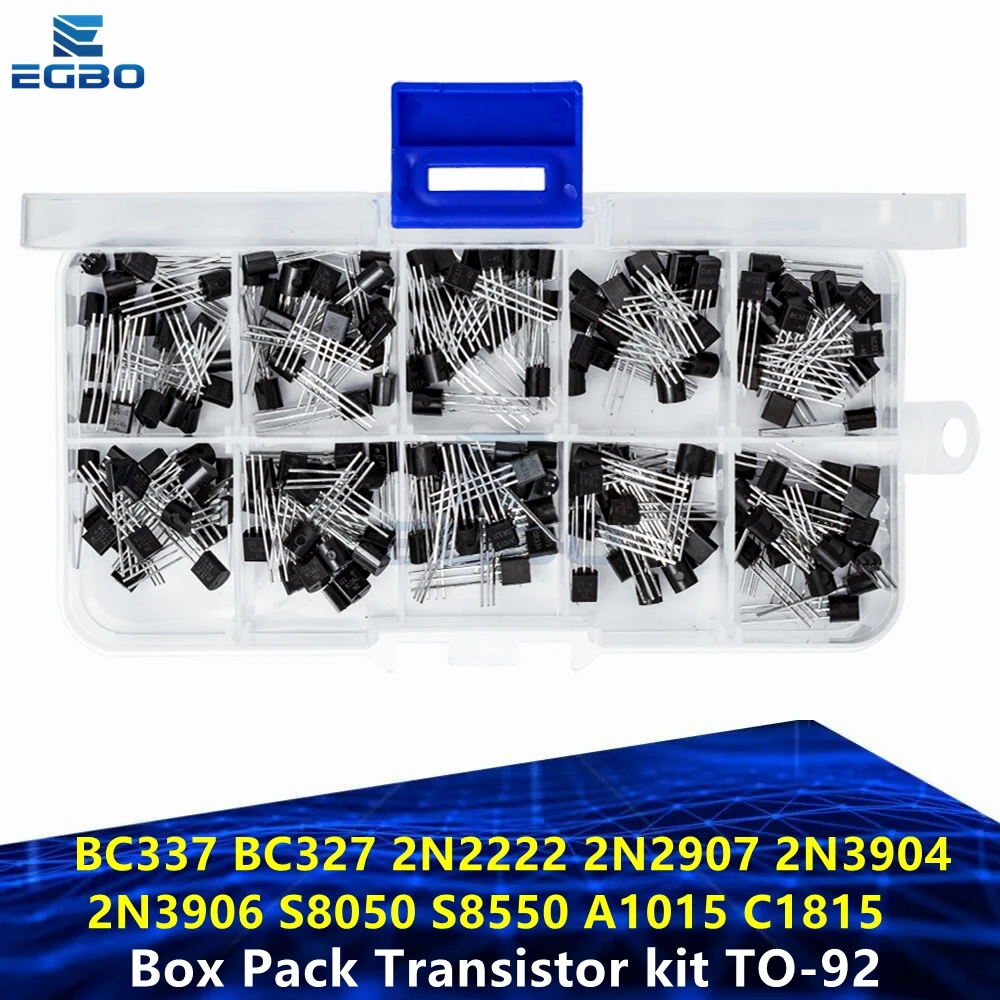 Comprehensive TO-92 Transistor Kit - 200-Piece Set