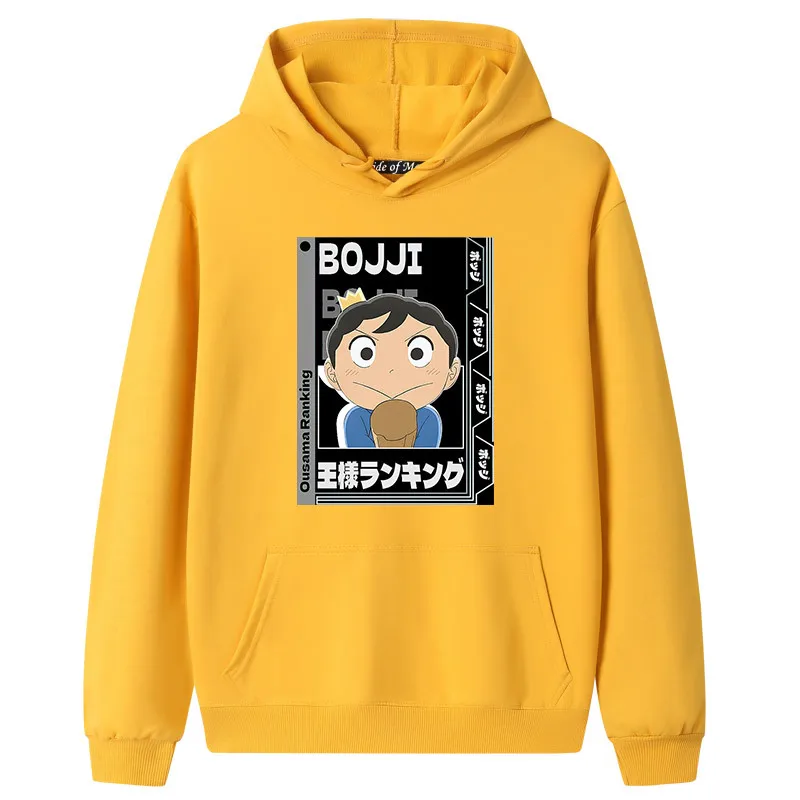

Ranking of Kings Bojji Anime Cosplay Men's Women's Fleece Pullover Hoody Jumper Couple's Hooded Sweater Hoodie Tops Jacket Gift