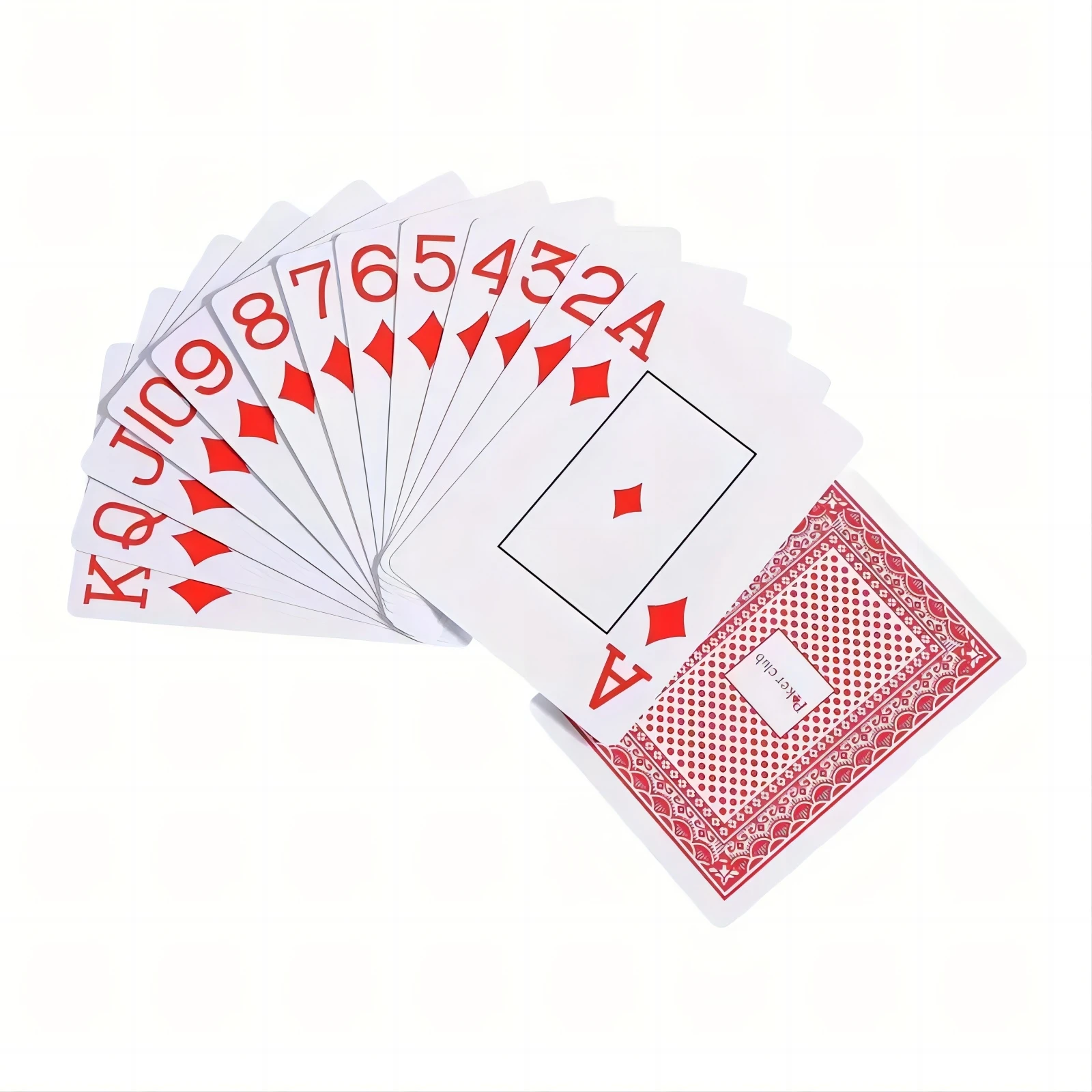 Waterproof Baccarat Texas Hold'em Plastic Playing Cards PVC Poker Club Cards Wear-resistant 2.48*3.46 inch playing cards plastic playing cards