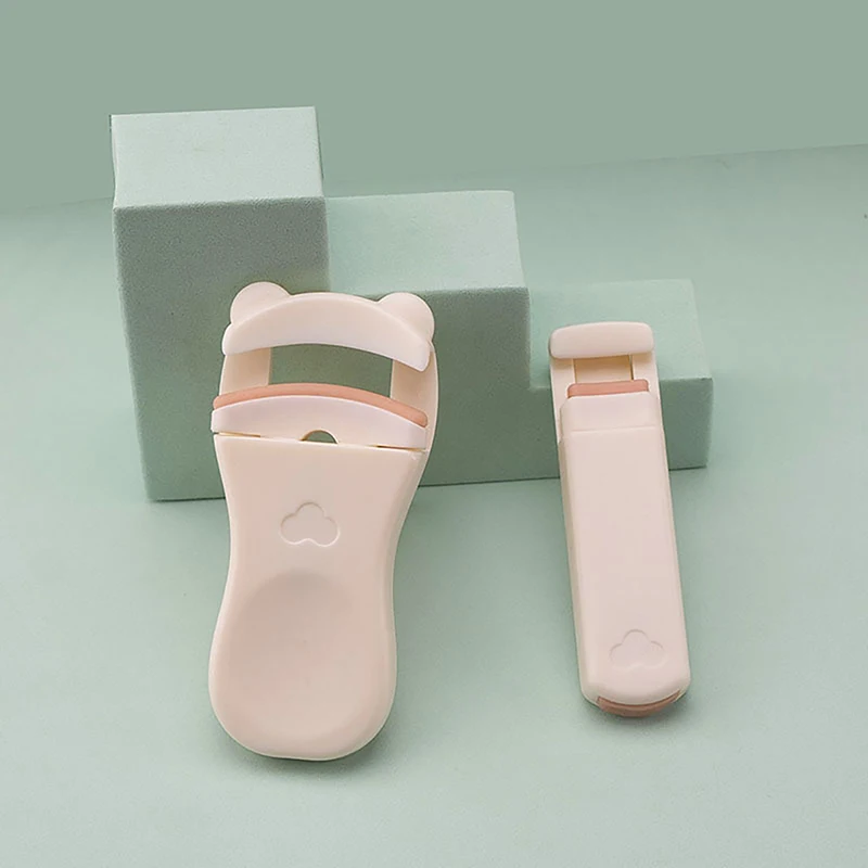 

New Fashion Pink Eyelash Curler Plastic Long-lasting Shaping Eyelash Makeup Accessories Tool Eyelash Clip For Women