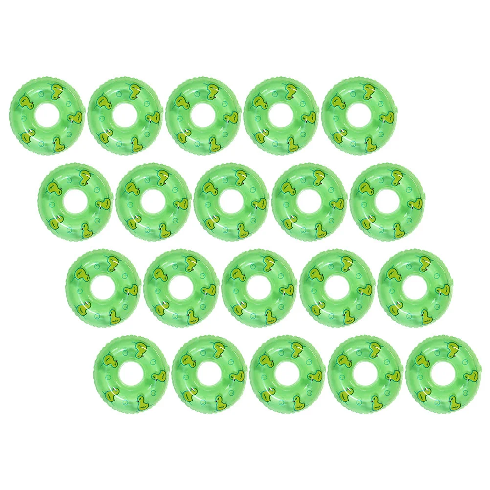 

5/10/15/20pcs Dollhouse Miniature Swimming Ring Mini Cute Summer Bathing Float Lifebelt Doll House Scenes Decor Accessories