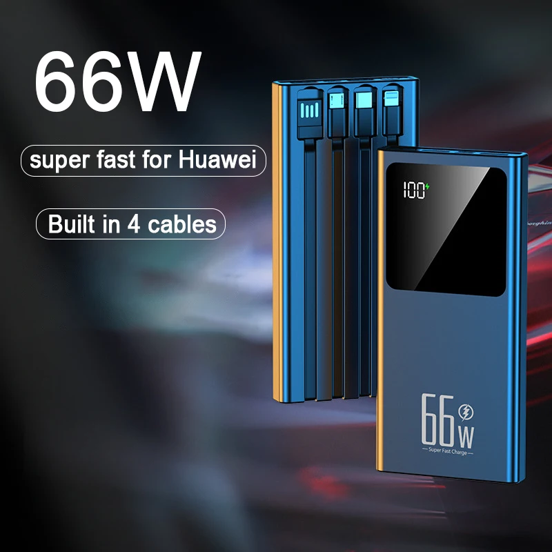 Cargador Portátil De 60000 MAh, Batería Externa De
