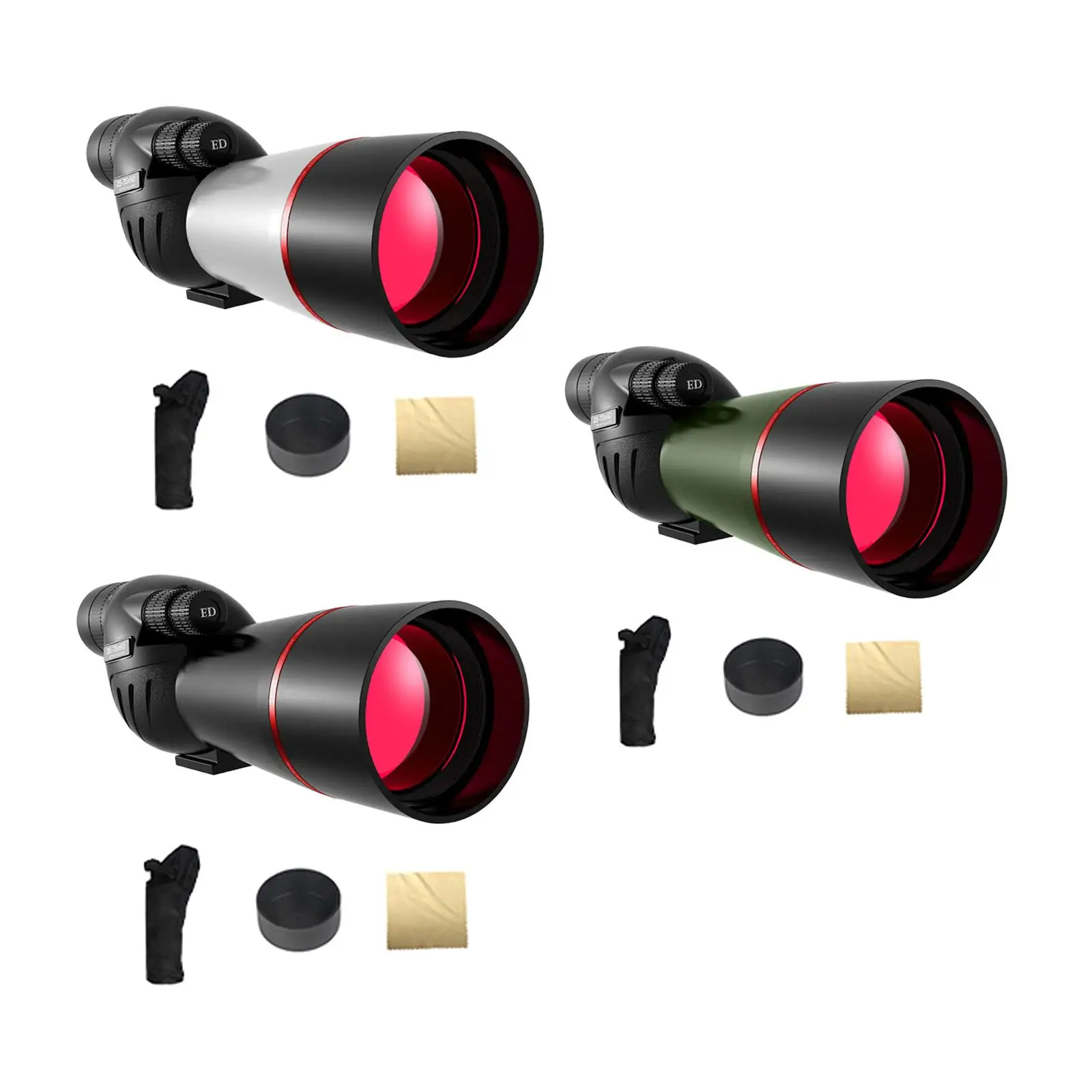 25-75x60 Spotting Scope, Telescope Landscape Concert Mountaineering Bird