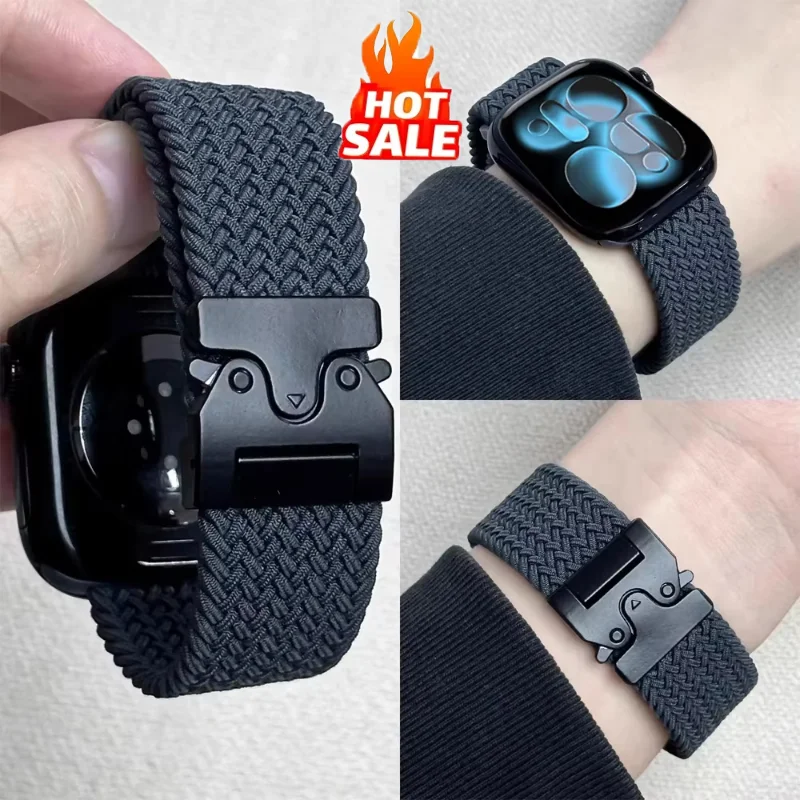 Braided Parachute Strap Bracelet